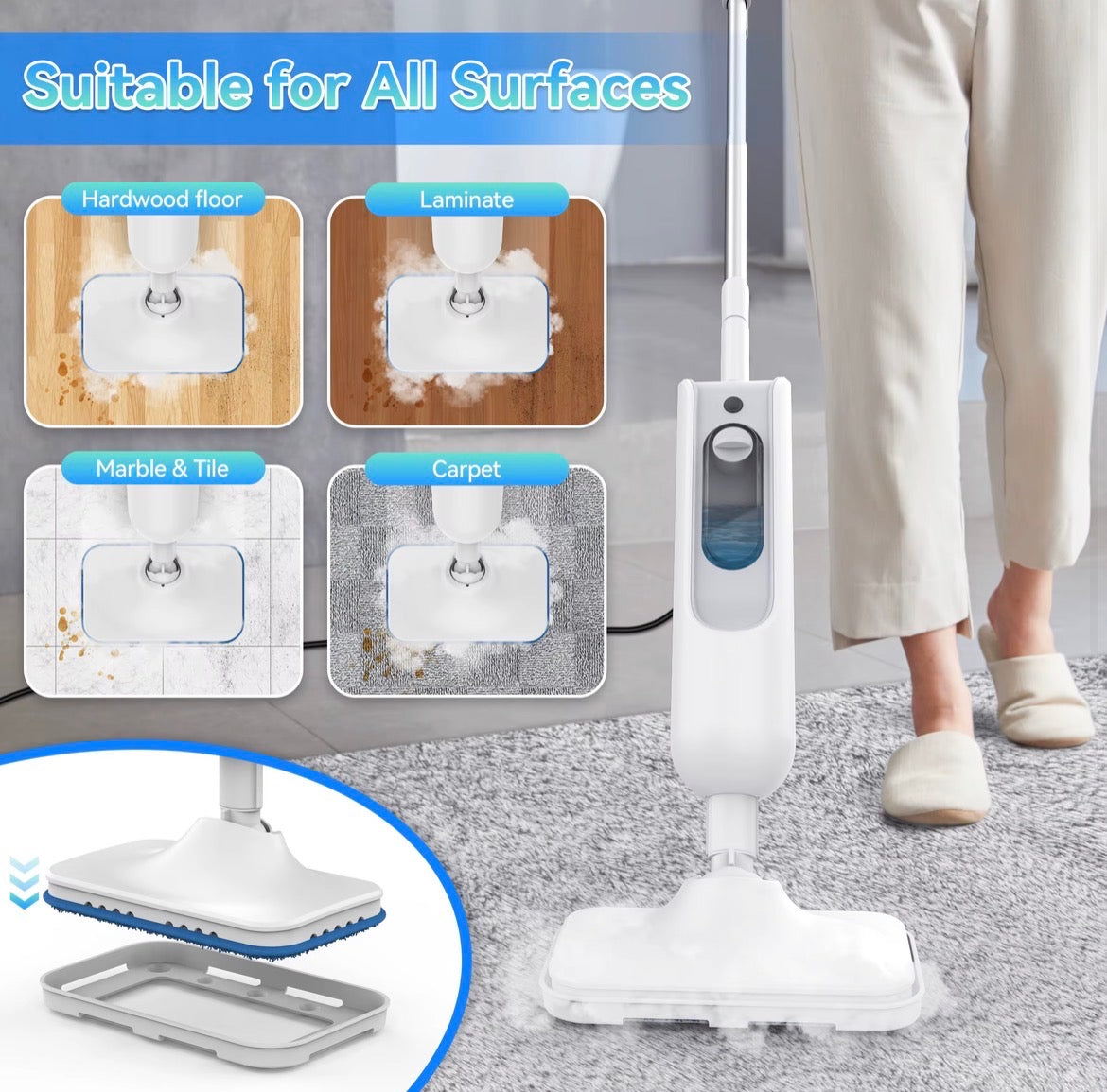 PowerClean Steam Mop